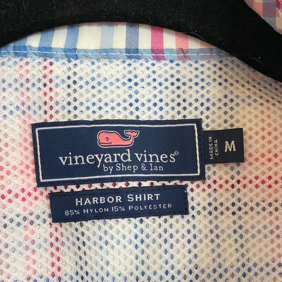 Vineyard Vines by Shep & Ian - Plaid Men’s Harbor Shirt - Size Medium - Picture 2 of 11
